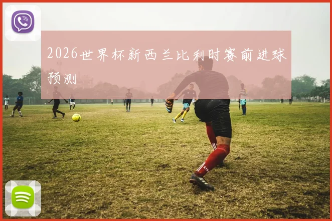2026世界杯新西兰比利时赛前进球预测